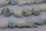 CLR50 15.5 inches 5*7mm – 10*12mm nuggets natural larimar beads