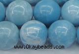 CLR606 15.5 inches 16mm round imitation larimar beads wholesale