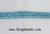 CLR71 15.5 inches 8mm round imitation larimar beads wholesale