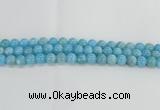 CLR72 15.5 inches 10mm round imitation larimar beads wholesale