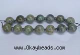 CLS201 7.5 inches 25mm round large Africa stone beads