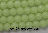 CLU03 15.5 inches 8mm round luminous stone beads wholesale