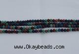 CLV520 15.5 inches 4mm round mixed lava beads wholesale