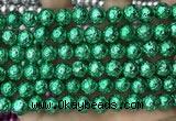 CLV537 15.5 inches 6mm round plated lava beads wholesale