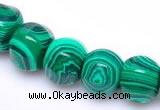 CMA18 10*12mm roundel imitate malachite gemstone beads Wholesale