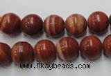 CMA204 15.5 inches 12mm round red malachite beads wholesale