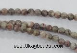 CMB01 15.5 inches 4mm round natural medical stone beads wholesale