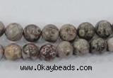 CMB03 15.5 inches 8mm round natural medical stone beads wholesale