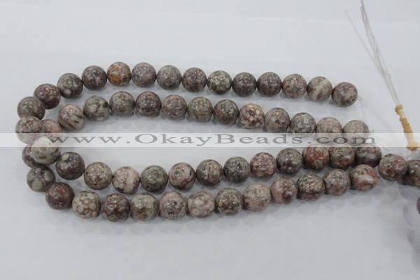 CMB06 15.5 inches 14mm round natural medical stone beads wholesale