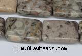 CMB27 15.5 inches 18*25mm rectangle natural medical stone beads