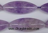 CME06 15.5 inches 15*40mm marquise lavender amethyst beads