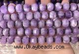 CME301 15.5 inches 8*11mm - 9*12mm pumpkin lavender amethyst beads