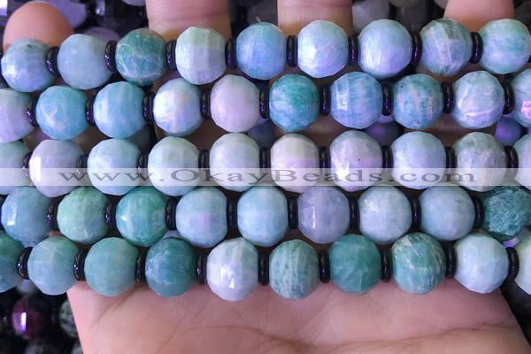 CME325 15.5 inches 9*11mm - 10*12mm pumpkin amazonite beads