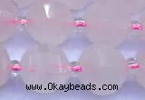 CME359 15 inches 10mm pumpkin rose quartz beads