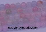 CMG140 15.5 inches 4mm round natural morganite gemstone beads