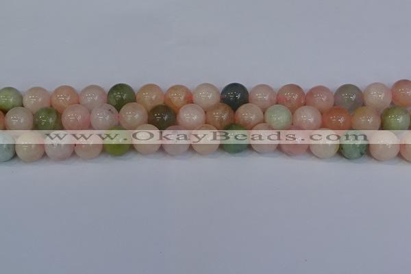 CMG164 15.5 inches 12mm round morganite gemstone beads wholesale