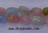 CMG227 15.5 inches 10*12mm - 12*16mm nuggets morganite beads