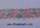 CMG239 15.5 inches 12*16mm oval morganite beads wholesale