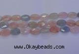 CMG267 15.5 inches 12*16mm faceted oval morganite beads