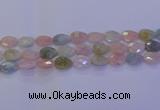 CMG272 15.5 inches 10*14mm faceted flat teardrop morganite beads