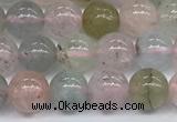 CMG391 15.5 inches 6mm round morganite gemstone beads