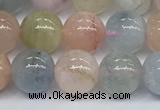 CMG392 15.5 inches 8mm round morganite gemstone beads