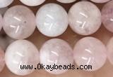 CMG410 15.5 inches 8mm round pink morganite beads wholesale