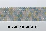 CMG440 15.5 inches 6mm round morganite gemstone beads wholesale