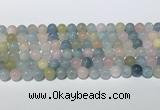 CMG441 15.5 inches 8mm round morganite gemstone beads wholesale