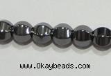 CMH129 15.5 inches 6*6mm pumpkin magnetic hematite beads