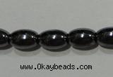 CMH146 15.5 inches 5*8mm rice magnetic hematite beads wholesale