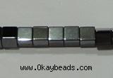 CMH159 15.5 inches 4*4mm cube magnetic hematite beads wholesale