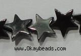 CMH177 15.5 inches 10*10mm star magnetic hematite beads wholesale