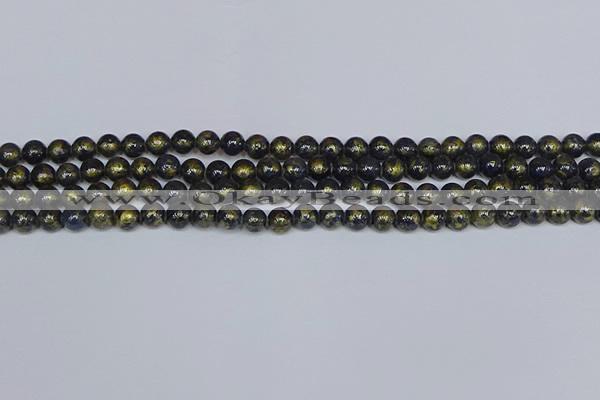 CMJ1005 15.5 inches 4mm round Mashan jade beads wholesale