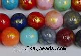 CMJ1011 15.5 inches 6mm round mixed Mashan jade beads wholesale