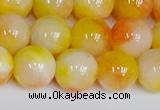 CMJ1051 15.5 inches 8mm round jade beads wholesale