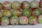 CMJ1076 15.5 inches 8mm round jade beads wholesale