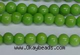 CMJ114 15.5 inches 6mm round Mashan jade beads wholesale