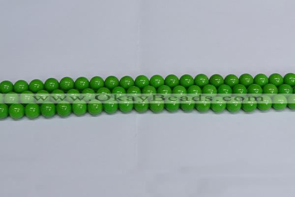 CMJ115 15.5 inches 8mm round Mashan jade beads wholesale