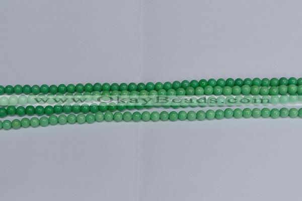 CMJ127 15.5 inches 4mm round Mashan jade beads wholesale