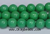 CMJ129 15.5 inches 8mm round Mashan jade beads wholesale