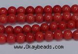 CMJ15 15.5 inches 4mm round Mashan jade beads wholesale