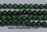 CMJ176 15.5 inches 4mm round Mashan jade beads wholesale