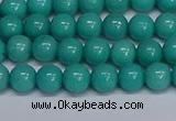 CMJ191 15.5 inches 6mm round Mashan jade beads wholesale