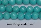 CMJ192 15.5 inches 8mm round Mashan jade beads wholesale