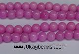 CMJ204 15.5 inches 4mm round Mashan jade beads wholesale