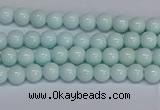 CMJ211 15.5 inches 4mm round Mashan jade beads wholesale