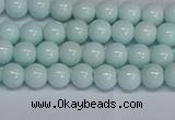 CMJ212 15.5 inches 6mm round Mashan jade beads wholesale