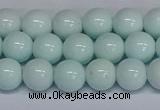 CMJ214 15.5 inches 10mm round Mashan jade beads wholesale