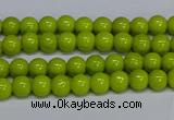 CMJ218 15.5 inches 4mm round Mashan jade beads wholesale